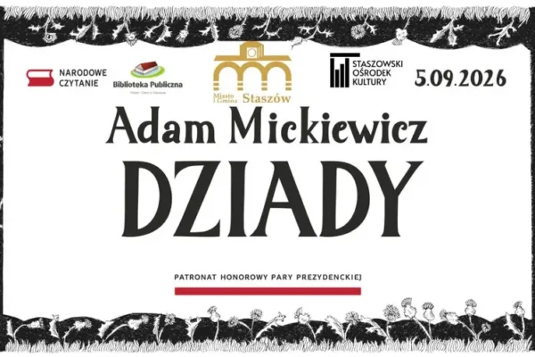 Narodowe Czytanie „Dziadów” w Staszowie – zaproszenie na wspólne czytanie