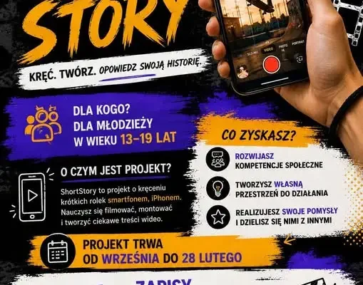 ShortStory – nabór do projektu dla młodzieży w Rytwianach