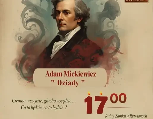 Narodowe Czytanie 2026 w Rytwianach: Dziady Mickiewicza w ruinach zamku