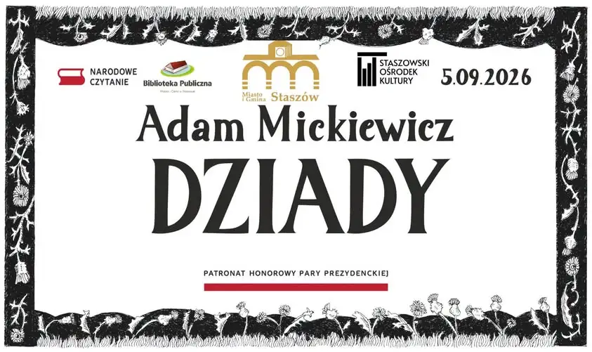 Narodowe Czytanie 2026 w Staszowie: Dziady na Rynku