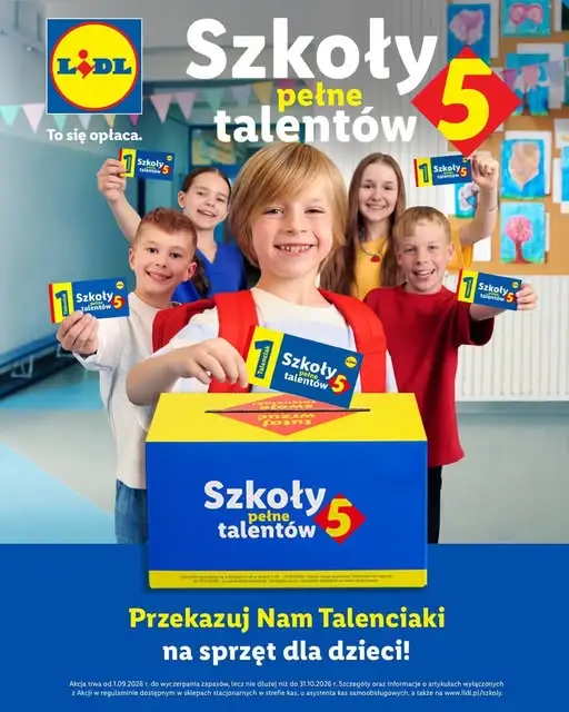 Nasza szkoła w akcji Talenciaki – zbieramy kupony na nagrody edukacyjne