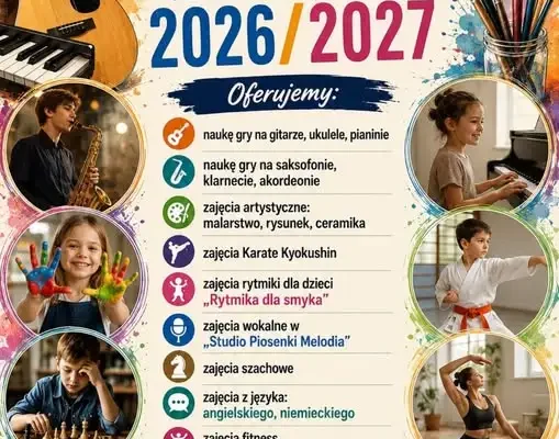 Zapisy na zajęcia w GCK Rytwiany – nowy sezon pełen pasji