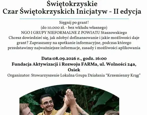 Spotkanie informacyjne dla organizacji pozarządowych w Osieku – program „Moc Małych Społeczności”