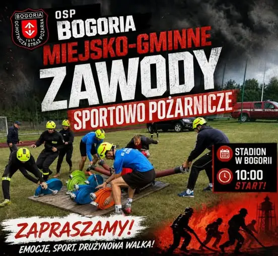 Miejsko-Gminne Zawody Sportowo-Pożarnicze już jutro w Bogorii