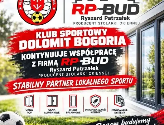 KS „Dolomit” Bogoria przedłuża współpracę z firmą RP-BUD Ryszard Patrzałek
