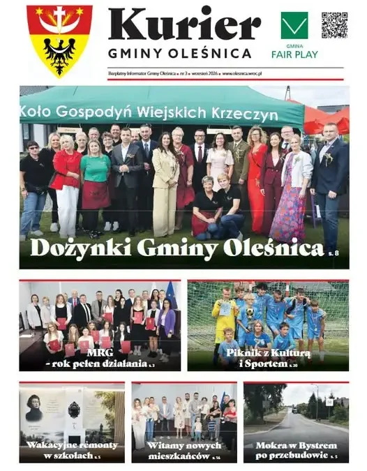 Nowy numer „Kuriera Gminy Oleśnica” już w wersji elektronicznej