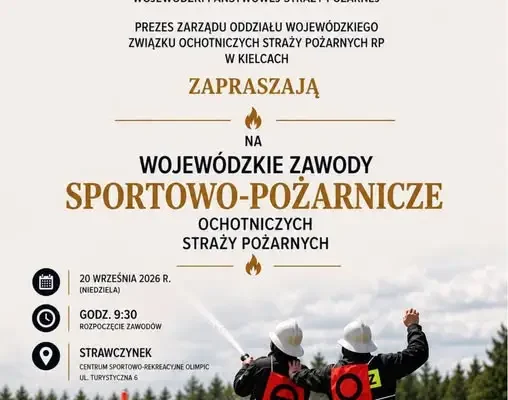 Wojewódzkie Zawody Sportowo-Pożarnicze OSP w Strawczynku – już w niedzielę