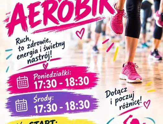 Aerobik w Gminnym Centrum Kultury w Rytwianach – start już 14 września