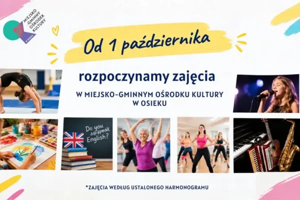 MGOK w Osieku zaprasza na zajęcia sezonowe – zapisy trwają