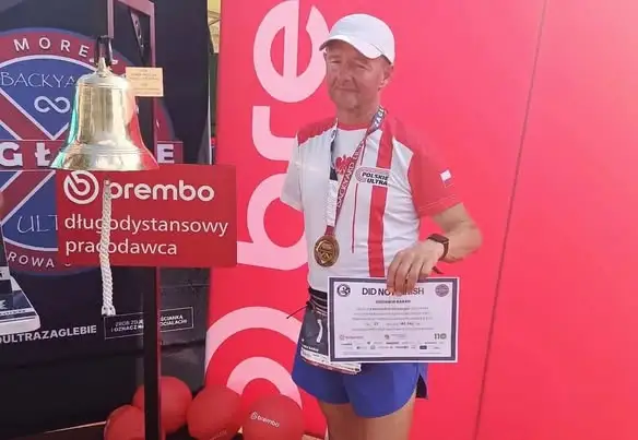 Zbigniew Baran z Połańca przebiegł 181 km w Backyard Ultra Zagłębie!