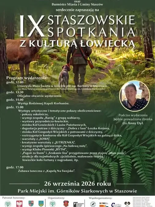 IX Staszowskie Spotkania z Kulturą Łowiecką – 26 września w Staszowie