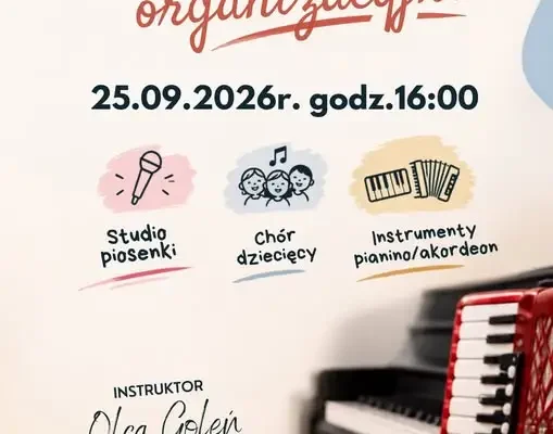 Spotkanie organizacyjne w Wosieku: ruszają zajęcia muzyczne dla dzieci
