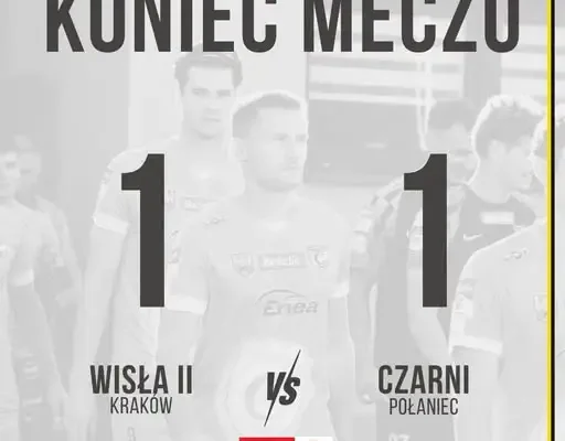 Czarni Połaniec remisują z Wisłą II Kraków w 10. kolejce III ligi