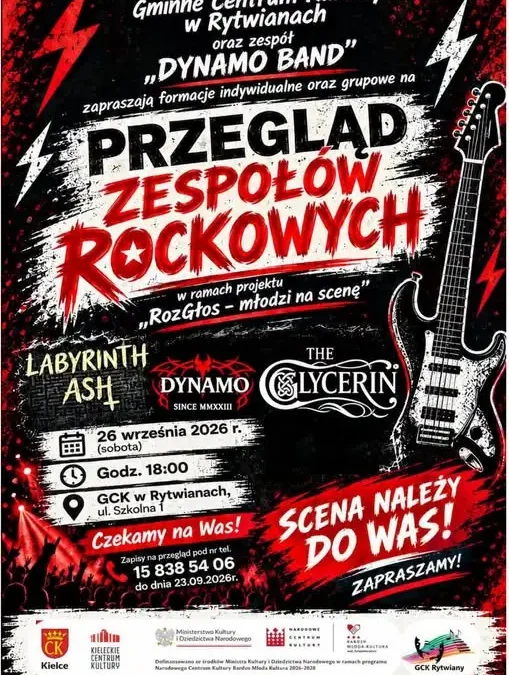 Przegląd zespołów rockowych w Rytwianach – już w najbliższą sobotę