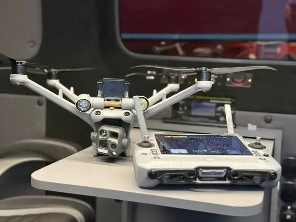 Nowy dron ratowniczy DJI Matrice 4TD w OSP Połaniec – sprzęt za blisko 40 tys. zł