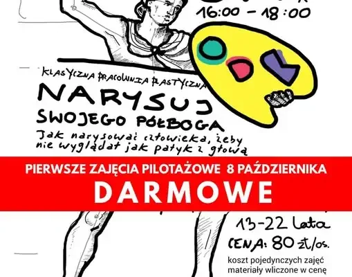 Zajęcia plastyczne w M-GOK Osiek – przygotowanie do egzaminów na ASP