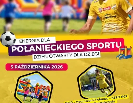 Dzień Otwarty dla Dzieci w Połańcu – sportowe popołudnie z MKS Czarni