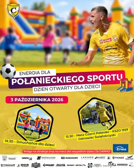 Dzień Otwarty dla Dzieci w Połańcu – sportowe popołudnie z MKS Czarni