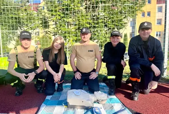 Piknik Rodzinny w Połańcu: strażacy uczyli dzieci pierwszej pomocy