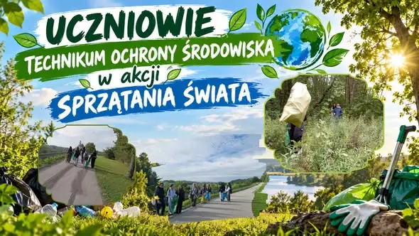 Uczniowie Technikum Ochrony Środowiska posprzątali okolicę i zakończyli grillowaniem