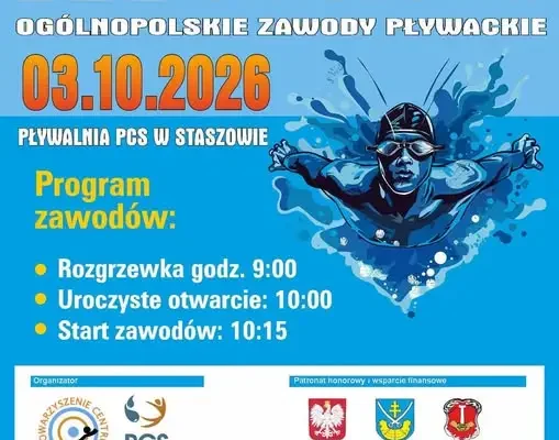 XI Otwarte Mistrzostwa Staszowa – ogólnopolskie zawody pływackie już 3 października