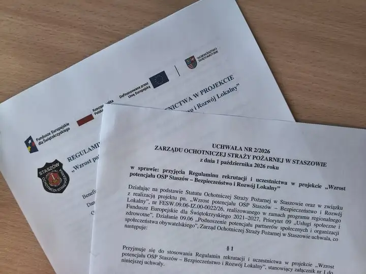Rusza rekrutacja do projektu „Wzrost potencjału OSP Staszów – Bezpieczeństwo i Rozwój Lokalny”
