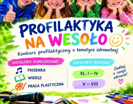 Konkurs „Profilaktyka na wesoło” w Łubnicach – zaproszenie dla uczniów