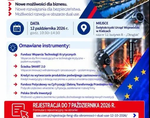 Kielce: spotkanie dla przedsiębiorców o finansowaniu inwestycji i rozwoju firm
