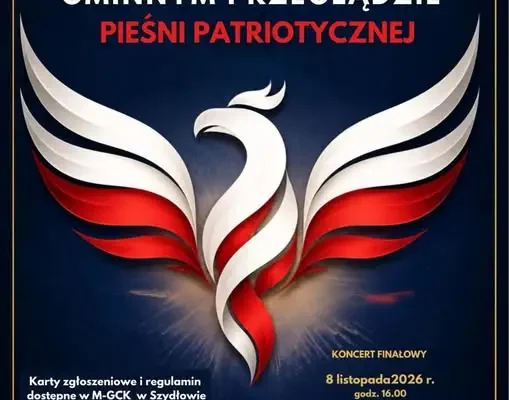 Gminny Przegląd Pieśni Patriotycznej w Szydłowie – zgłoszenia do 30 października