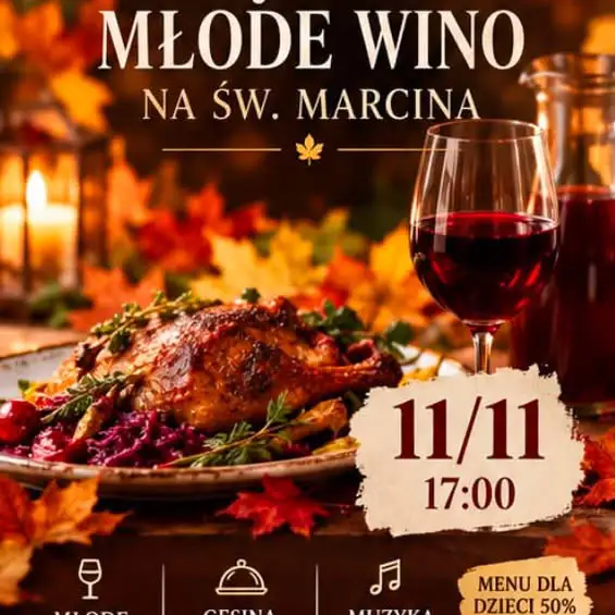 Święto gęsiny i młodego wina w Villi Sichów – zaproszenie na 11 listopada