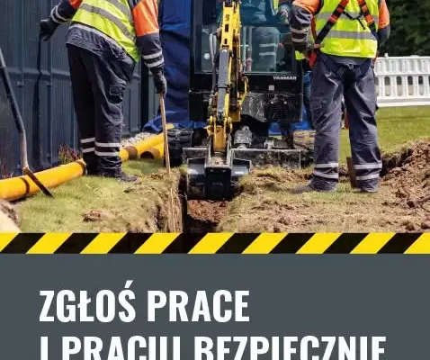 Bezpieczne Gazociągi: PSG apeluje o zgłaszanie prac ziemnych w pobliżu sieci gazowej