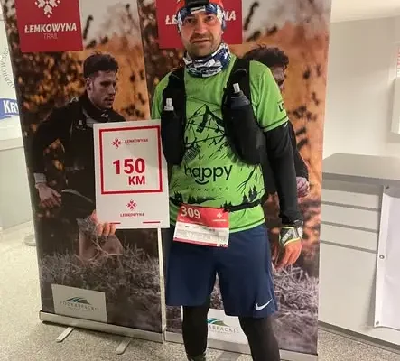 Łukasz Wójt z Połańca ukończył Łemkowyna Ultra-Trail 150 mimo kontuzji kolana
