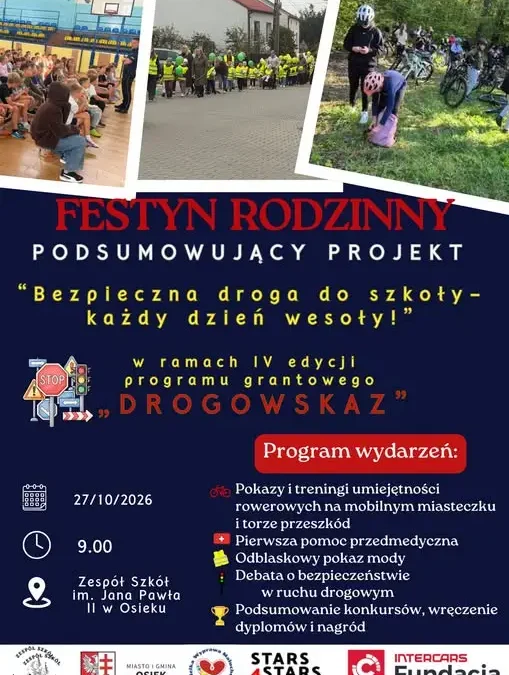 Bezpieczeństwo na drodze: IV edycja programu grantowego w Osieku