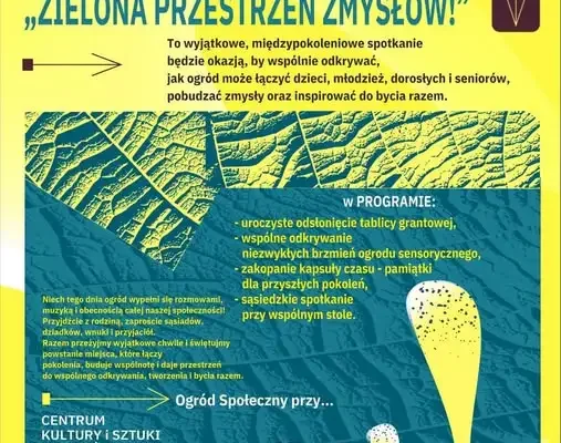 Połaniec: finał projektu „Zielona Przestrzeń Zmysłów” – muzyczny ogród łączy pokolenia